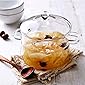 MANO 1.5L/50 oz Glass Pot with Lid Cover Borosilicate Glass Saucepan Casserole with Handle Multipurpose Heat-resistant…
