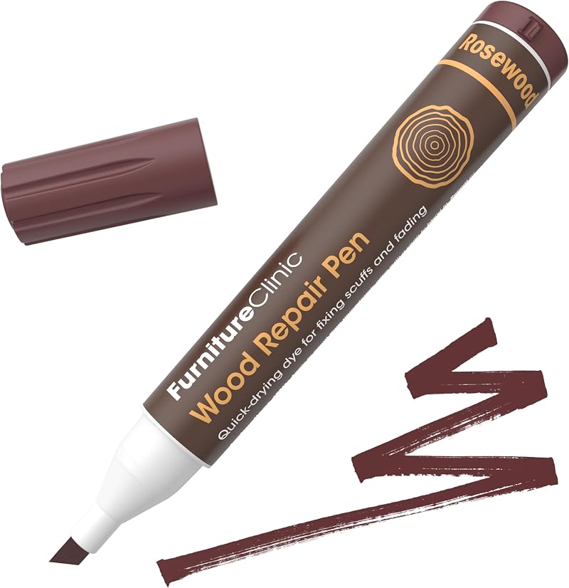 Furniture Clinic Wood Repair Pen Rosewood - Scratch Repair Quick Drying