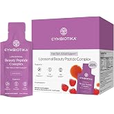 CYMBIOTIKA Beauty Peptide Complex, Collagen &amp; Ceramides for Skin, Hair | Verisol collagen peptides, ceramides &amp; hyaluronic acid for skin hydration, hair &amp; nail strength. 26 daily pouches.