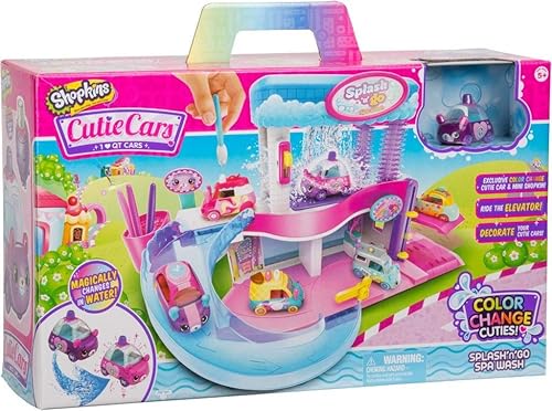 Shopkins Cutie Cars™ Splash 'n' Go Spa Wash Playset with exclusive