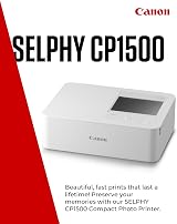 Canon SELPHY CP1500 Compact Photo Printer Wireless USB-C SD Card Connectivity view 2