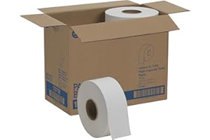 Georgia-Pacific Acclaim 13718 White 1-Ply Jumbo Jr. Bathroom Tissue, 2000' Length x 3.5" Width (Case of 8 Rolls)
