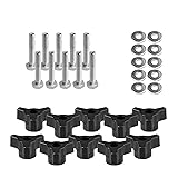 POWERTEC 71068 T Track Knob Kit with 1/4-20 by
