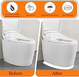 Fixmend 2 Rolls Bath Sealant Strip 126in Self-Adhesive PVC Tape White view 5