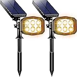 URPOWER Solar Lights Outdoor, Adjustable Solar Spot