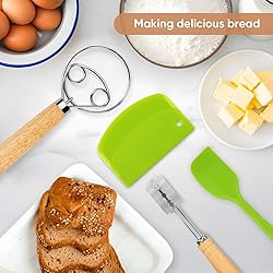 Danish Dough Whisk - Bread Whisk, Dutch Whisk for