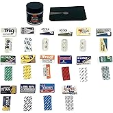 GENTS Double Edge Razor Blade Sample Pack, Variety of 16 Safety Blades