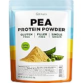 Gya Tea Co Pea Protein Powder, 5.29 oz | 0.33 lb - Vegan Pea Protein Isolate - Easy To Digest Bloating-Free Plant Protein Powder for Shakes, Smoothies, Baking - Non-GMO, Gluten Free, Keto Friendly