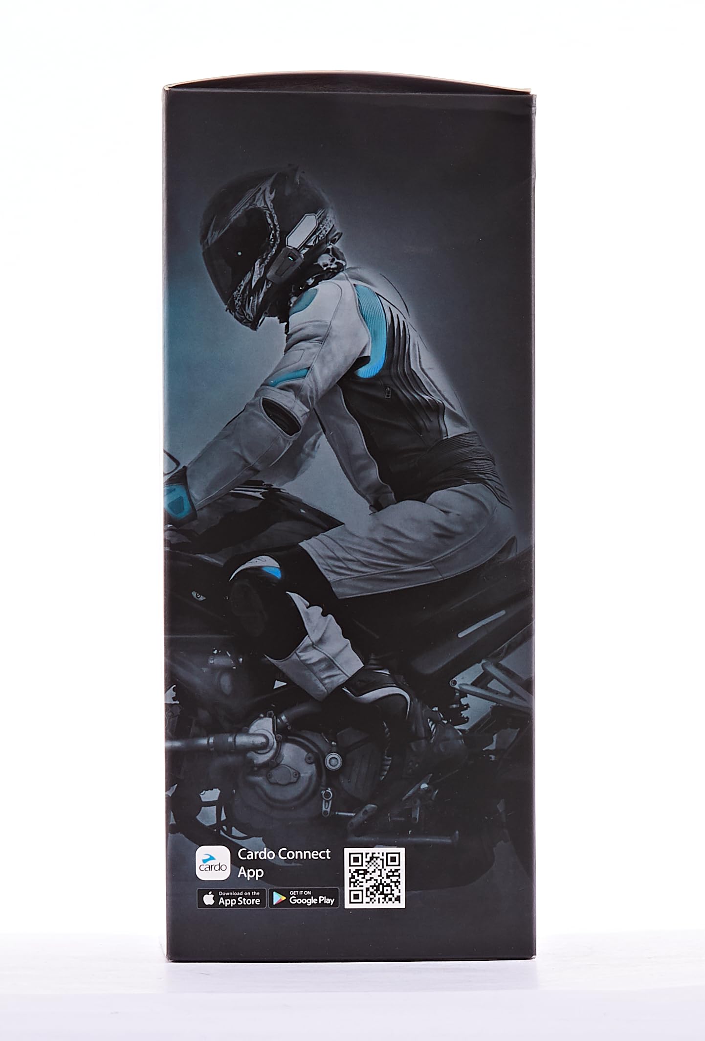 Cardo PACKTALK Edge Motorcycle Bluetooth Communication System Headset Intercom - Dual Pack