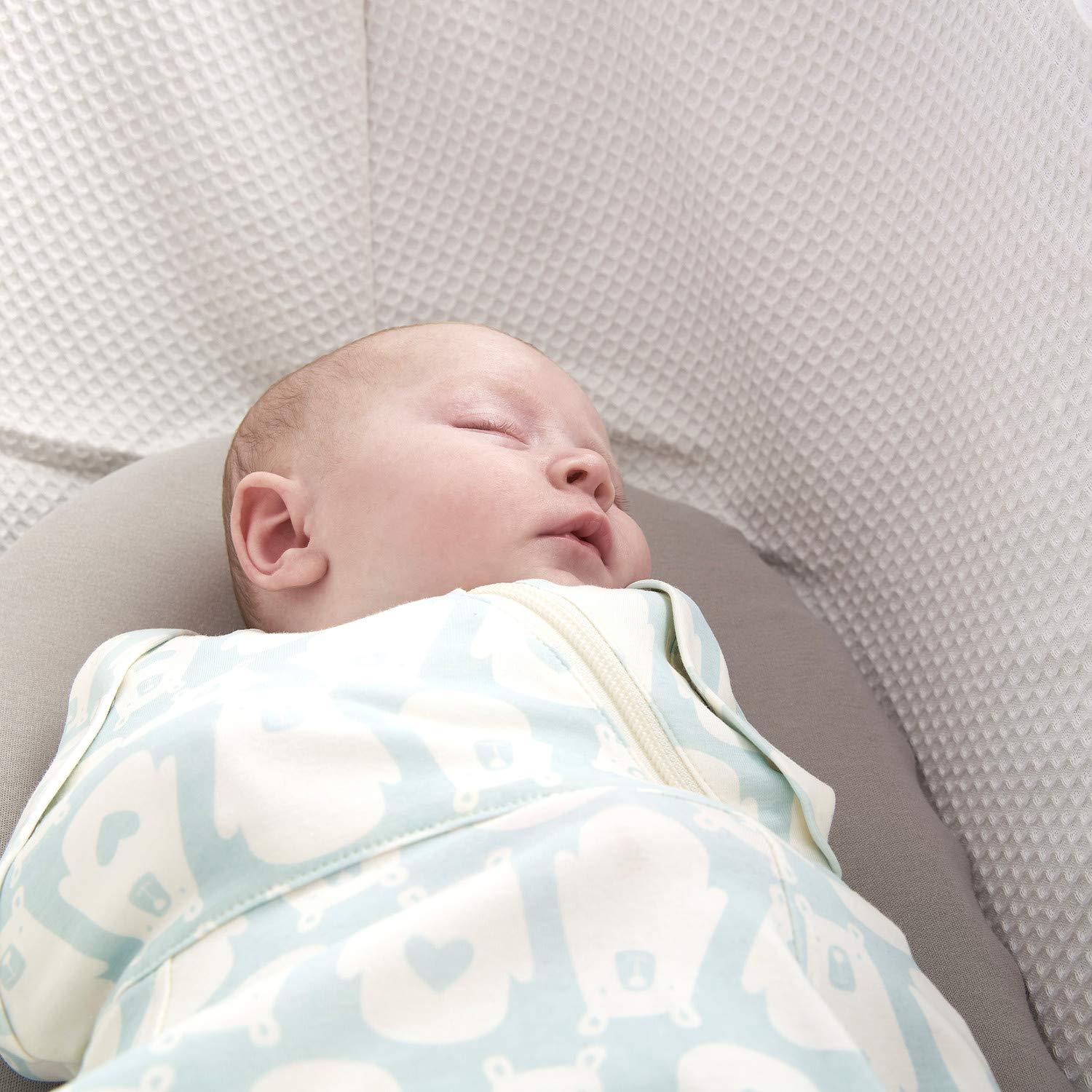 2 in 1 swaddle and newborn grobag