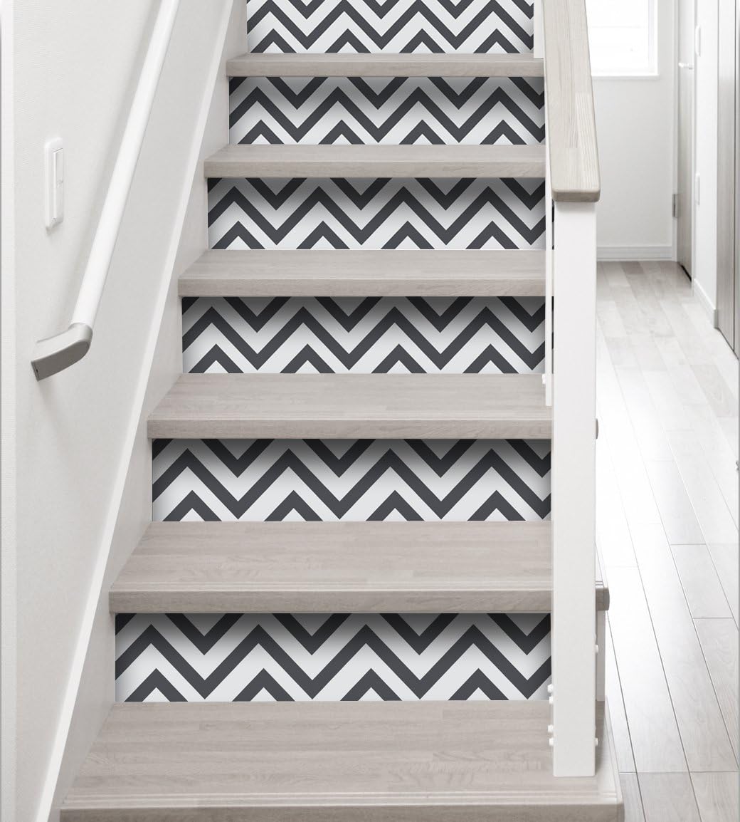 PLAGE 197024 STAIRS STICKERS Vinyl Skin Sticker Decal Printed Beige Post, Grey, 100x19cm, 100 x 0,1 x 19 cm - Image 3