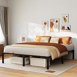 GarveeHome 14 Inch King Bed Frame, Heavy Duty Metal