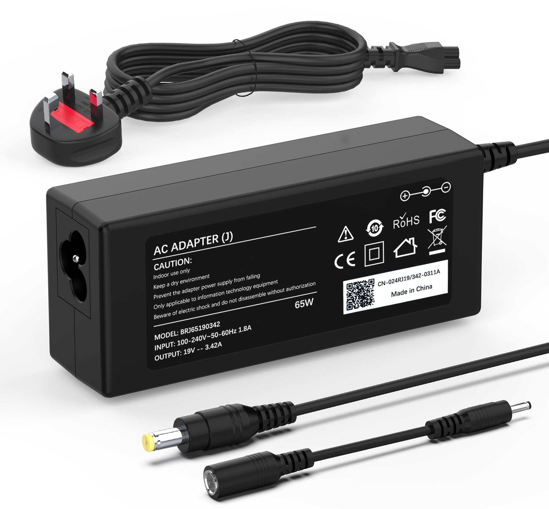 65W Laptop Charger Compatible with Acer Aspire 1 3 5 A314 A315 A317 A514 A515 E3 E5 E15 ES1 ES15 PA-1450-26 A13-045N2A Swift 1 3 5 Chromebook 11 13 14 15 R11 Spin 1 3 5 Power Supply Adapter