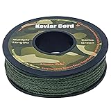 emma kites 1.1mm Braided Kevlar Cord Camo Green