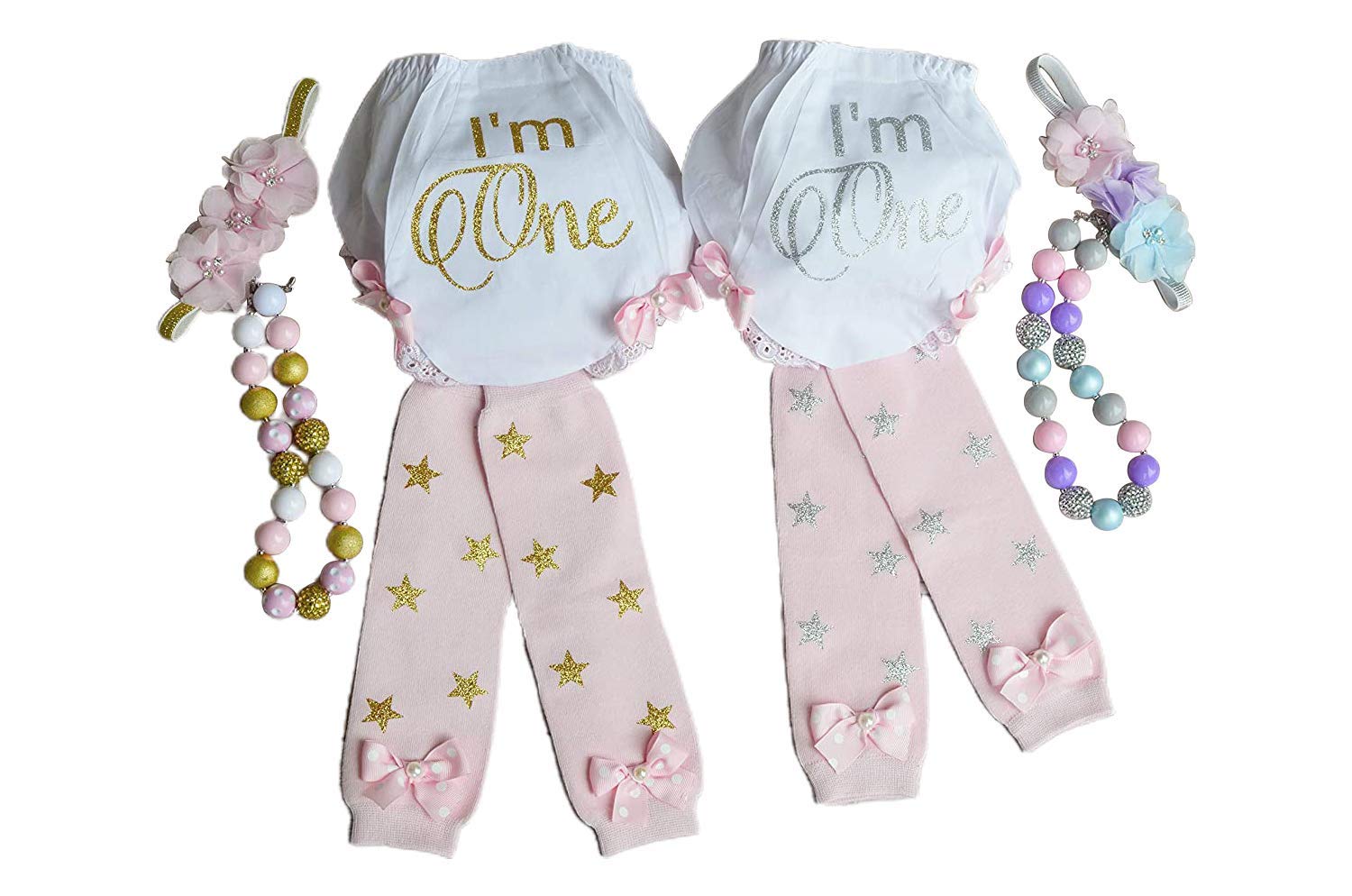 first birthday pajamas girl