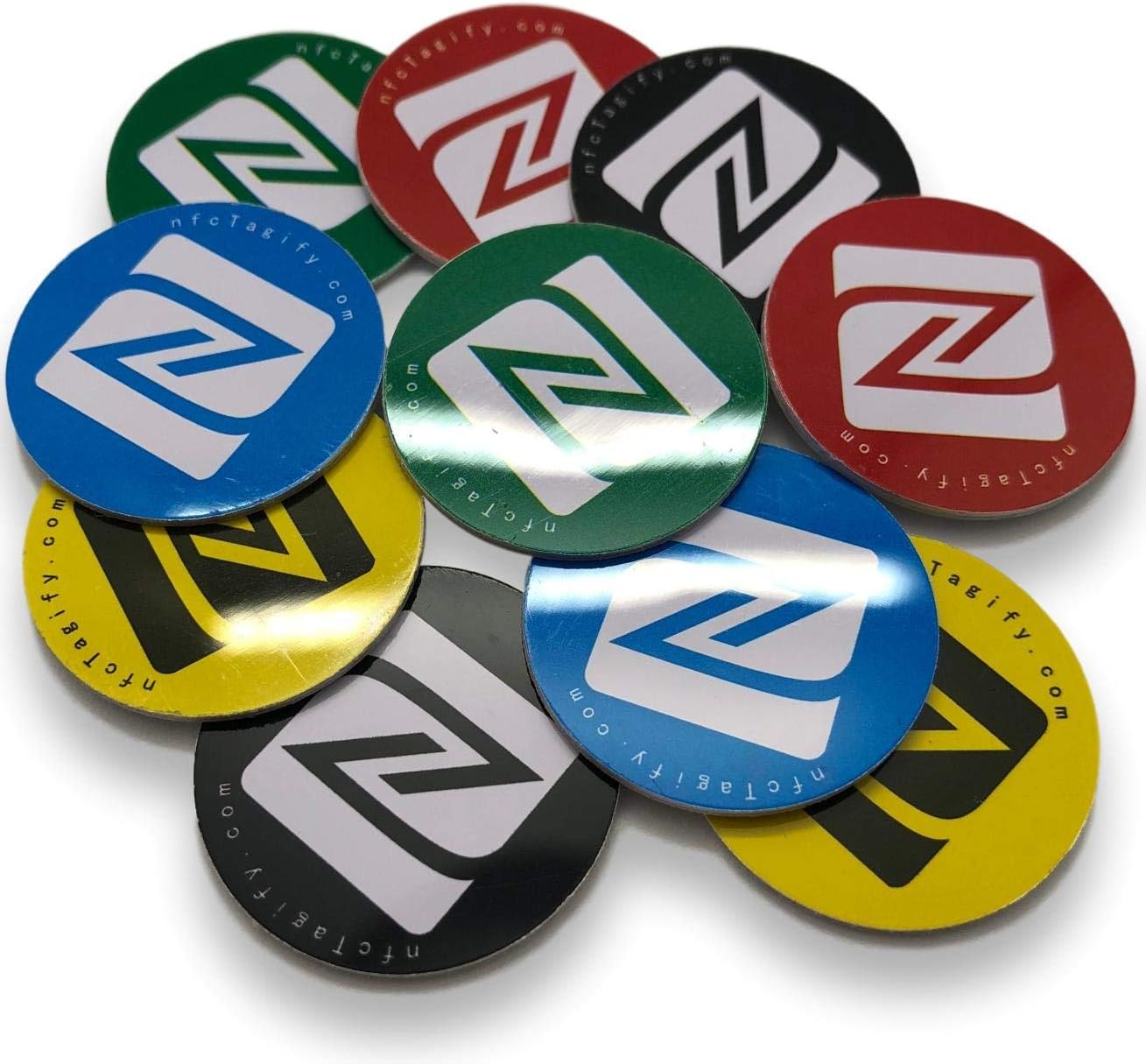 10 x NFC Tags, Multicolor - Image 3