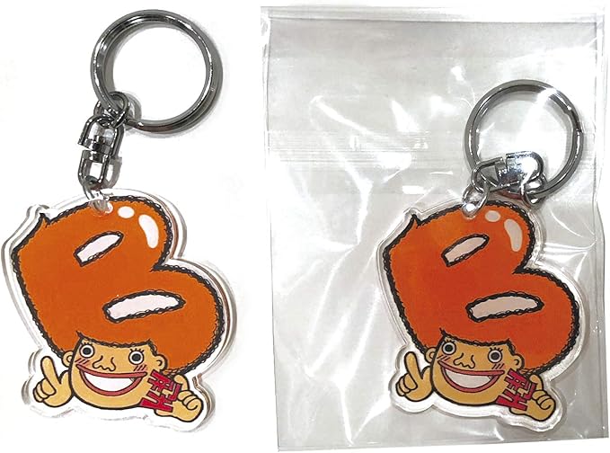 Amazon Co Jp 血液型キーホルダー B型 オレンジ アクリル3mm ゆるキャラ ブサイクかわいい 萌えキャラ おもしろグッズ ホビー