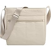 G4Free Nylon Crossbody Bags for Women, Lightweight Casual Quilted Shoulder Handbags for Travel Work