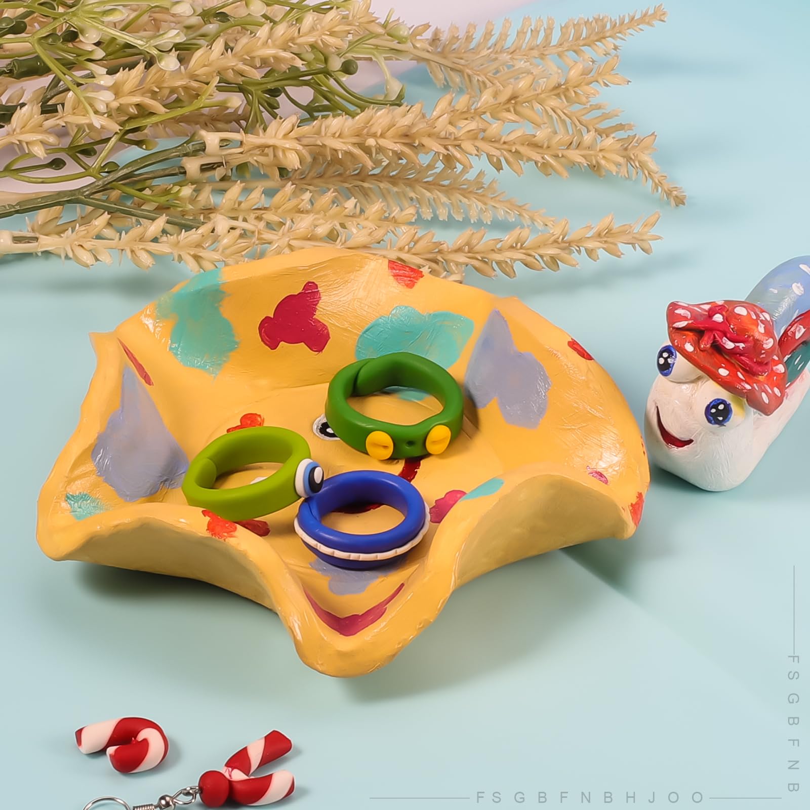 ifergoo Polymer Clay, Oven-Bake Clay, Non Toxic, 3.5 oz. bar, Great for Modeling, Sculpting, Holiday, DIY, Artistic Creation and School Projects. Great for Kids and Beginners (White)