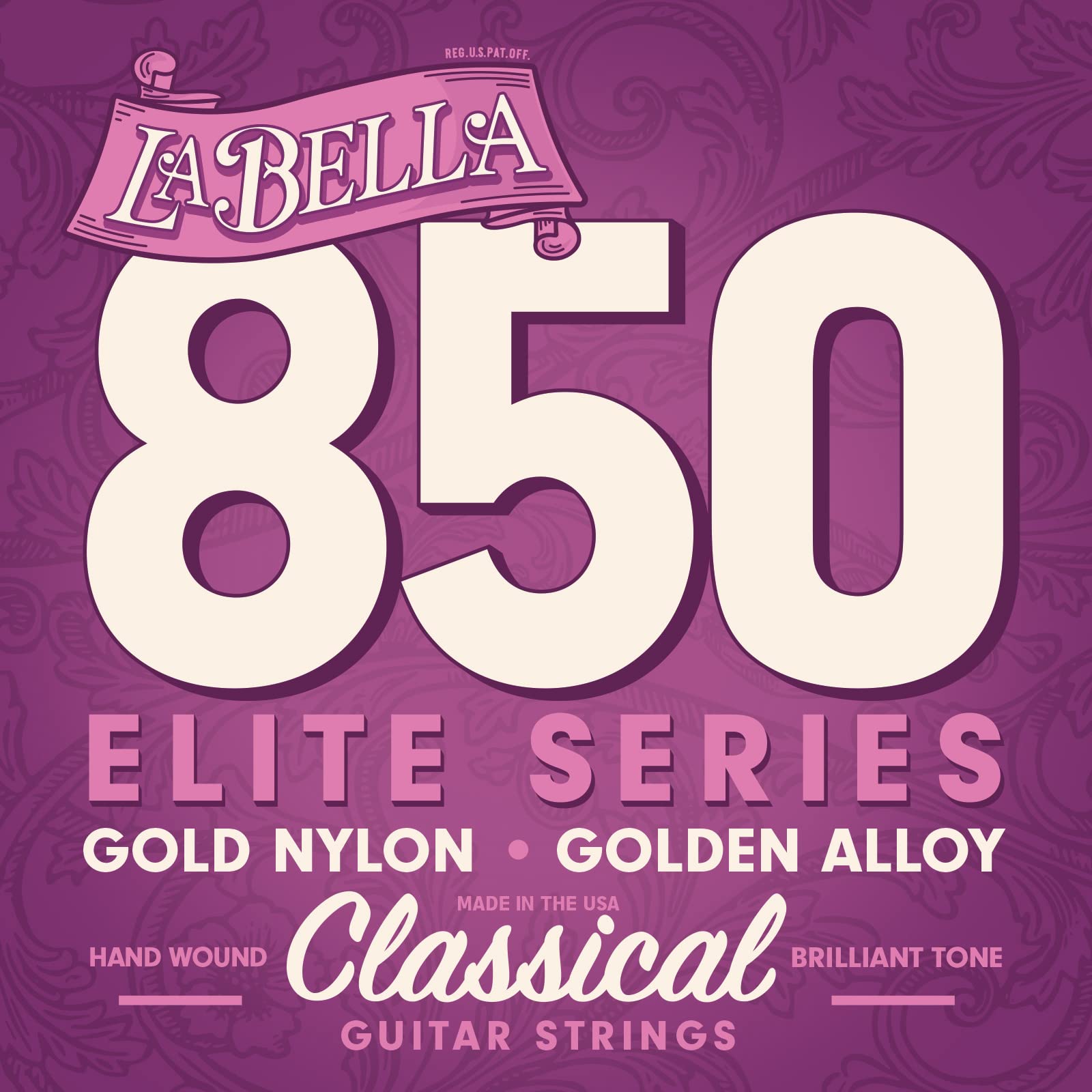 La Bella 850 Concert/Yellow Nylon