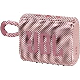 JBL Go 3 - Portable Mini Bluetooth Speaker, big audio and punchy bass, IP67 waterproof and dustproof, 5 hours of playtime, speaker for home, outdoor and travel (Pink)