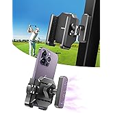 TOPGO [2025 Upgraded] Magnetic Golf Cart Phone Holder for Club Car/EZGO/Yamaha, Universal Phone Holder Up to 7 inch for iPhone/Galaxy/Pixel, Golf Accessories for Men Women