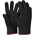 Killer's Instinct Outdoors 1 Pair Heat Resistant Gloves Oven Gloves Heat Resistant with Fingers Gloves Double Oven Mitt Set