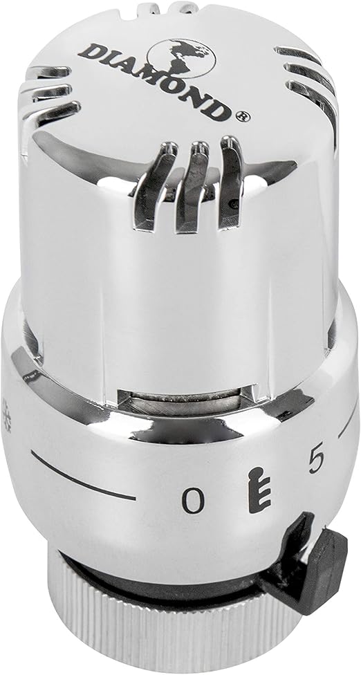 Diamond Thermostatkopf fr Khler Chrom Thermostat Heizsystem fr Thermostatische Heizkrper Pneumatische Temperaturregelventile
