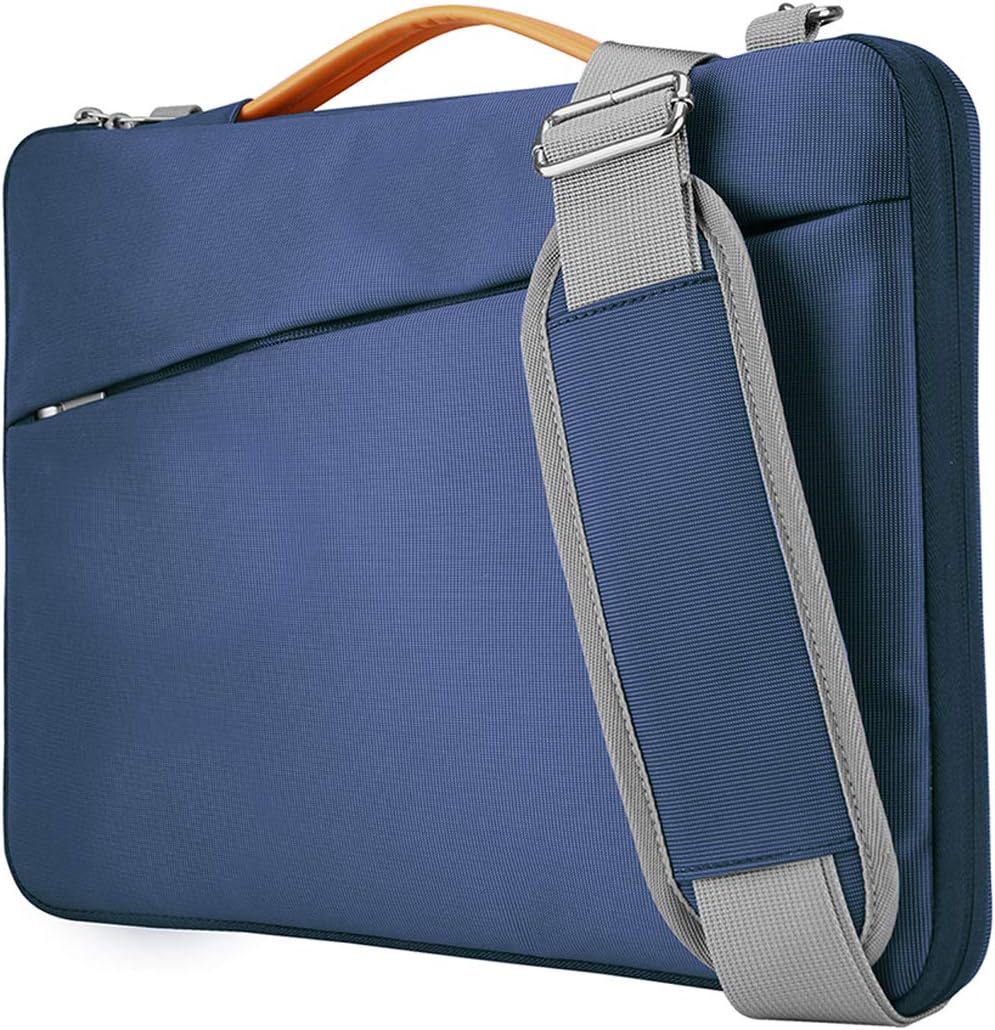 Laptop Sleeve Case Handle Bag, 13-14 Inch Notebooks Sleeves Compatible with 14" Lenovo| Thinkpad X1 Yoga| Dell Acer Chromebook-Navy