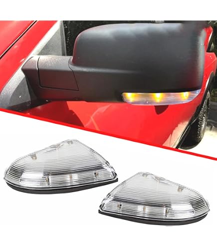 X AUTOHAUX Clignotant Rétroviseur Gauche Avant Pour Dodge Ram 1500 2009-2013 & Ram 2500 2010-2013 - Référence 68064949AA
