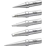 Genuine Weller WE1010 Soldering Tip Set (ETSET-5)- ETA, ETB, ETC, ETP, TETS, 5 PCS