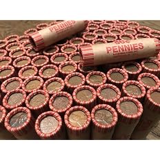 50 Wheat Pennies (Unsearched Shotgun Roll) - Mixed Years Circulated Good or Better. - View 5