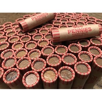 50 Wheat Pennies (Unsearched Shotgun Roll) - Mixed Years Circulated Good or Better. - View 6