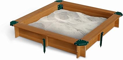 gorilla playsets interlocking sandbox with cover