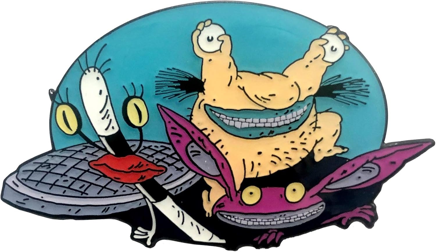 Ickis Krumm And Oblina Official ahh Real Monsters Collectible Pin Amazon Ca Luggage Bags