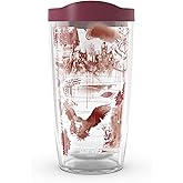 Tervis Harry Potter Campus View Made in USA Double Walled Insulated Tumbler Travel Cup Keeps Drinks Cold & Hot, 16oz, Classic