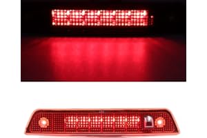 Tresound 3rd Third Brake Light for 2005-2010 Jeep Grand Cherokee, High Mount Light LED Center Tail Brake Lamp (Red)
