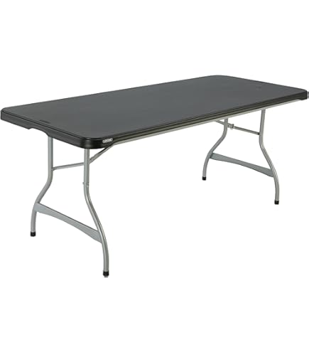 激レア))終売品！！octability Flat Table ate Amazon.com: 8 Ft Commercial Stacking Folding Table (Black) : Home