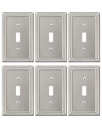 TREEWELL 6-Pack Single Toggle Light Switch Cover