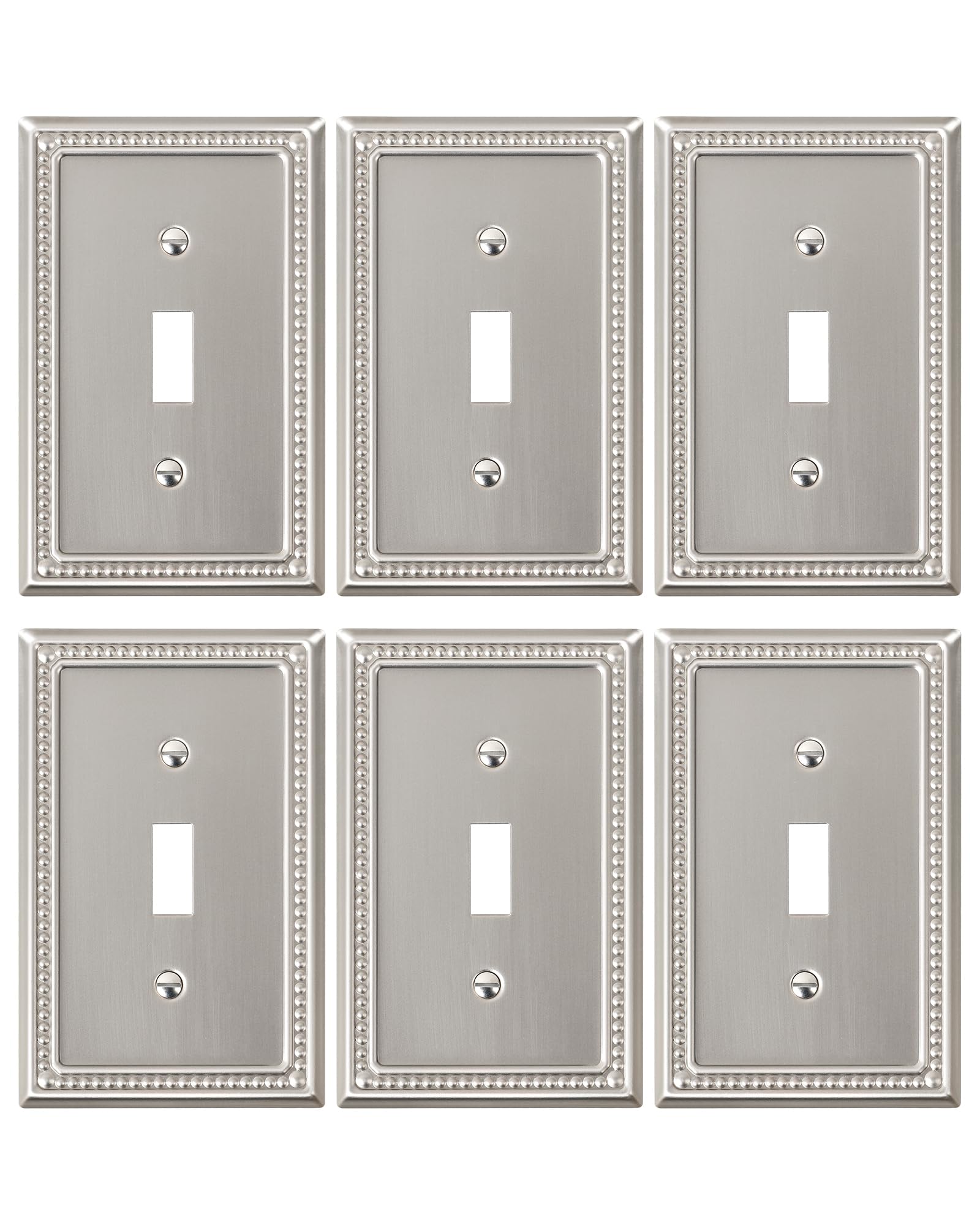 TREEWELL 6-Pack Single Toggle Light Switch Cover