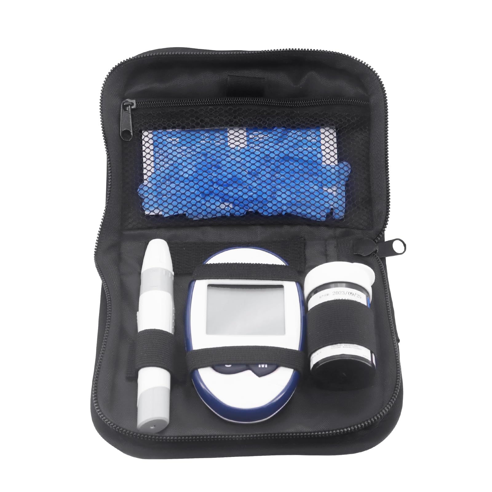 Diabetes Travel Case, Diabetic Organizer Carrying Case Kit, Glucose Monitor Case, Blood Glucose Meter Storage Bag, Diabetic Supplies Carrying Case, Diabetic Bags for Supplies
