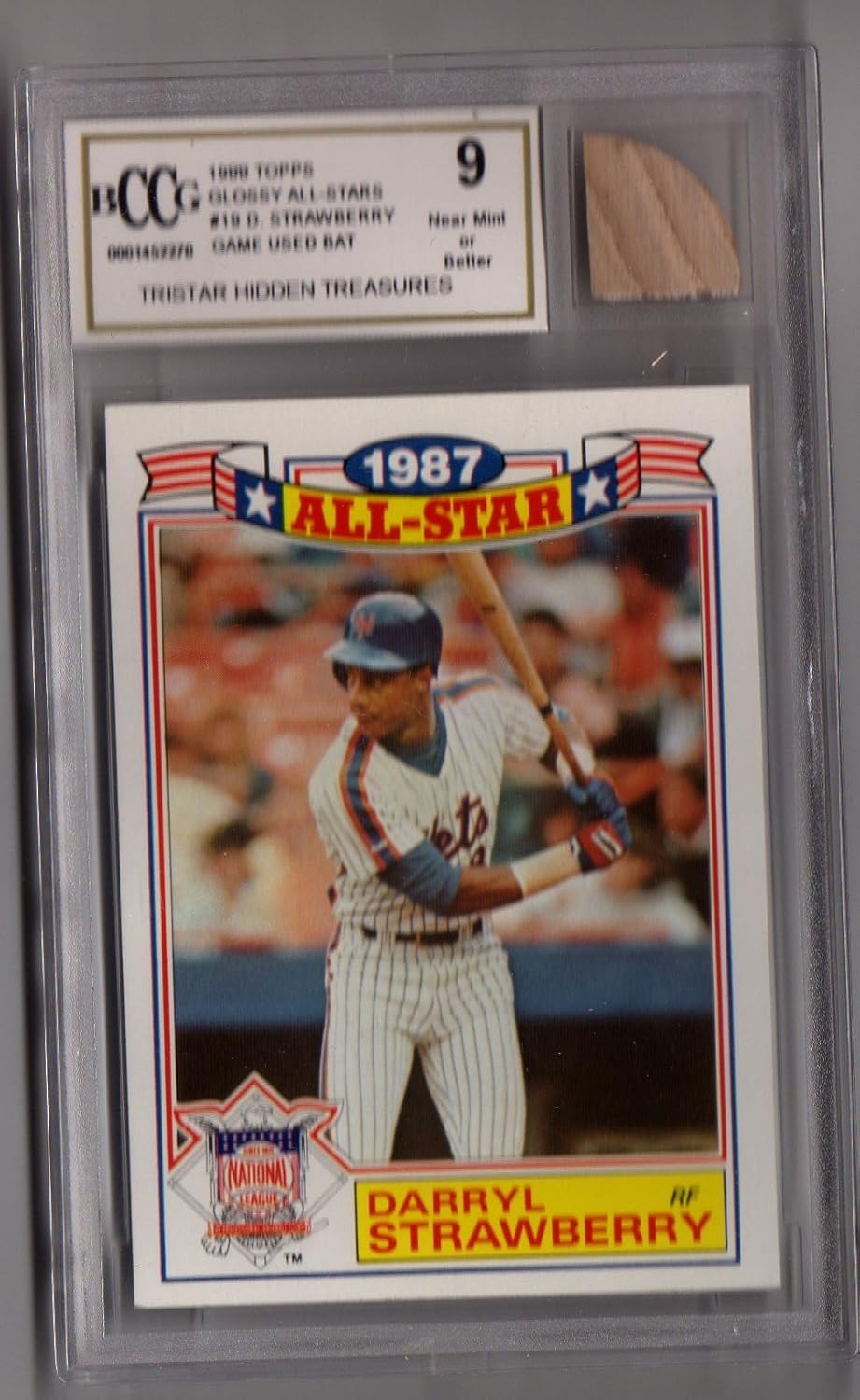 1987 topps darryl strawberry all star
