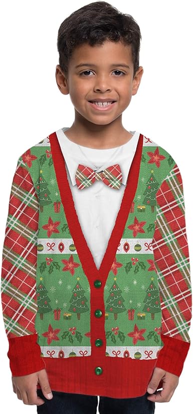 kids christmas cardigan