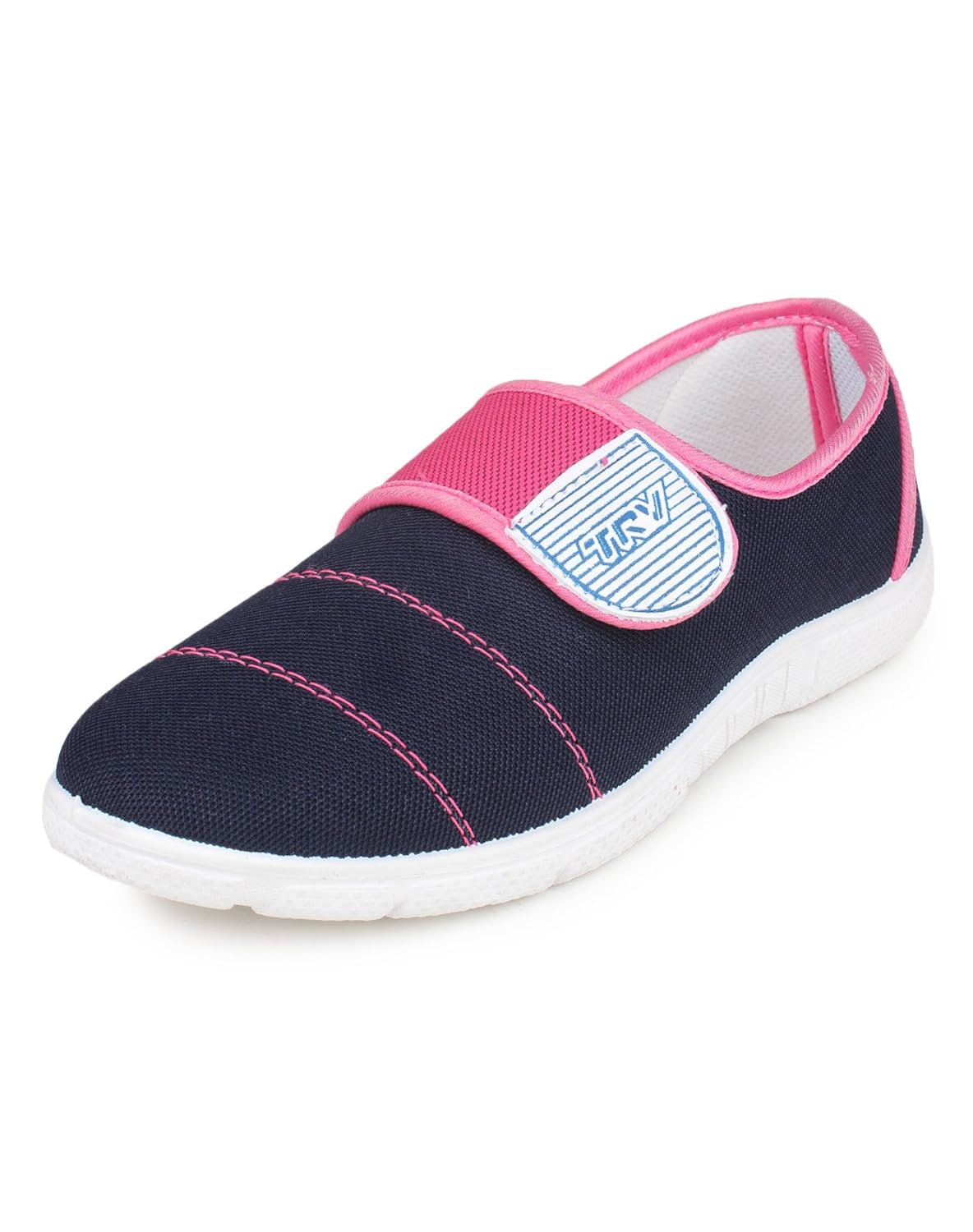 trv women's pink canvas casual shoes