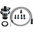 Cen-Tec Systems 96513 Quick Click Dust Separator and 10 Ft. Hose for Home and Shop Vacuums with Expanded Multi-Brand Power Tool Adapter Set, Black