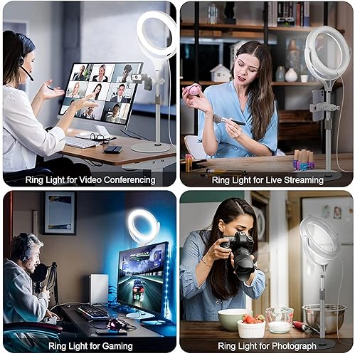 Buy Desktop Ring Light For Zoom Meetings - 10.5' Computer Ring Light - View #4