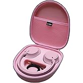 LTGEM Case Compatible with Sony WH-CH720N / WH-CH520 / WHCH710N / WH-CH510 Noise Canceling Headphones Over The Ear Headset, Pink