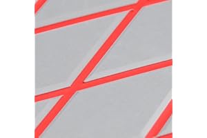 KT GuoMei 102.3" X45.2” Diamond Pattern Sea Deck Self-Adhesive Boat Flooring Eva Foam Decking Marine Non-Slip for Motorboat Fishing Boat Yach