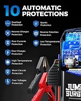 TOPDON JS2000 Pro Jump Starter 2500A 12V 8L Gas 6L Diesel Case Cables view 9