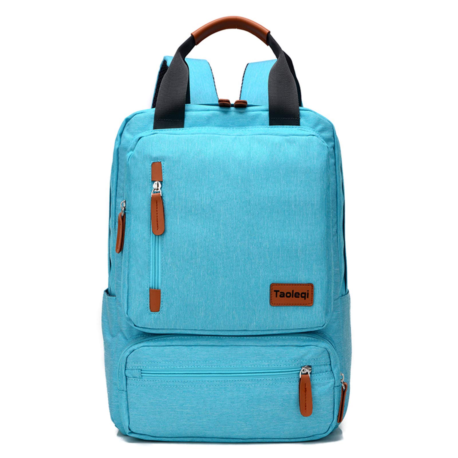 FANDARE Laptop Backpack Business Rucksack Casual Daypacks College School Bag Travel Computer Large Backpack fits 14 Inch Laptop Bookbag for Women Men Hiking Work Party Waterproof Polyester Blue